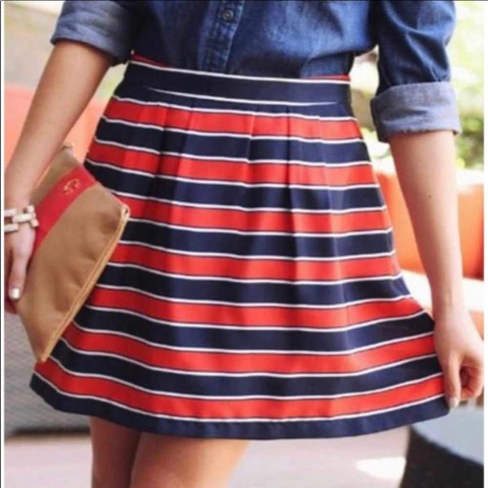 JCrew pleated skirt (Size 0)